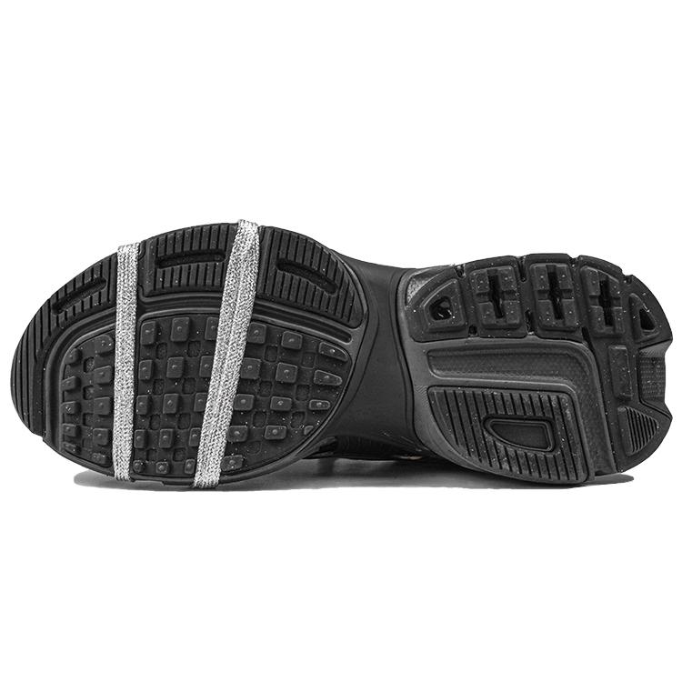 Nike Кроссовки для бега V2K Run с амортизацией, износостойкие, низкие, унисекс, черные с серебристым, FD0736-001(Команда27-)