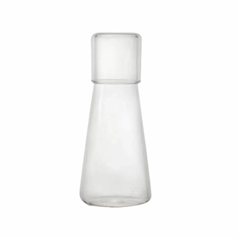 with Lid Cool Water Pitcher 850ml Beverage Container Easy Clean Clear Glass Water Kettle Kitchen