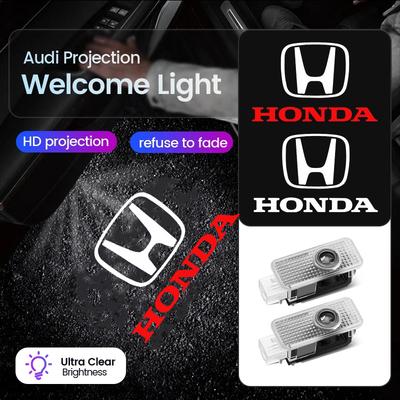 2 шт. Светодиодные приветственные огни для дверей автомобиля HD Проектор Лампа Аксессуары Для Civic Fit Jazz Accord City Vezel CR-V S660 Odyssey HR-V