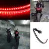 Motorcycle LED Lamp Bar Strip Flowing Turn Signal Universal 36 Tail Rear Brake Stop Flexible Soft Rubber Light