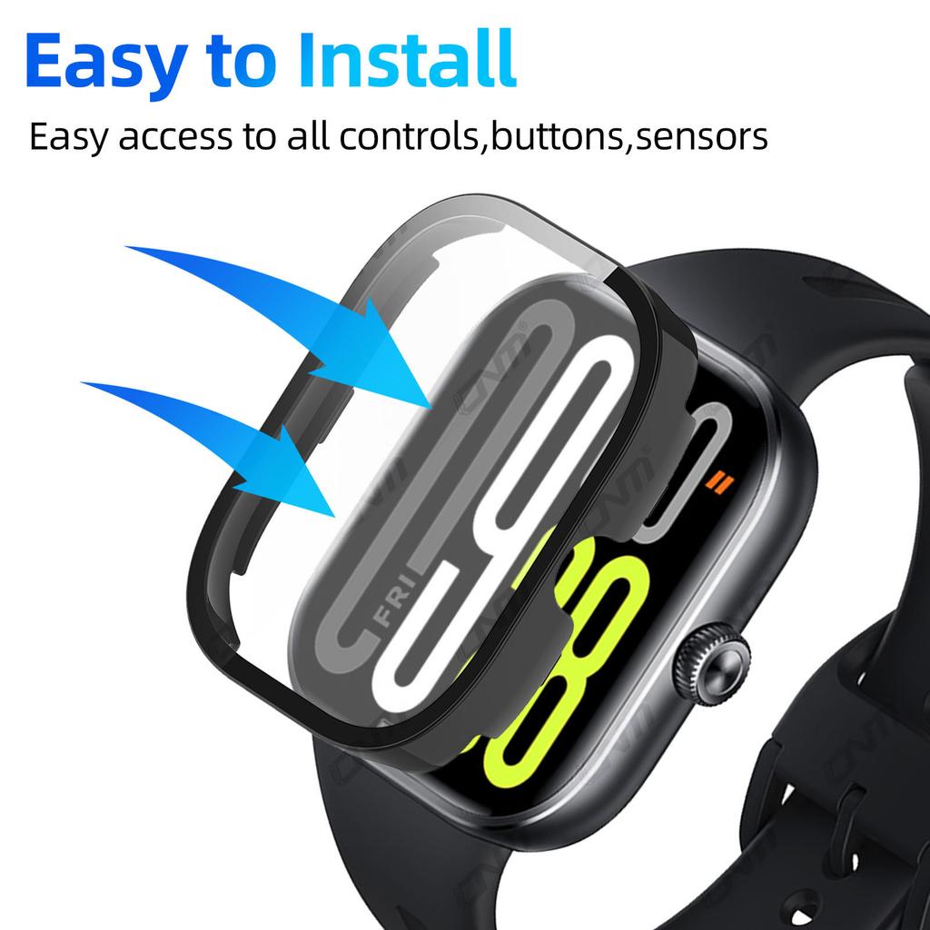 Стекло+Чехол для Xiaomi Redmi Watch 5 Защитное стекло для экрана и Жесткий ПК Защитный бампер для Redmi Watch5 Аксессуары