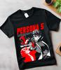 Футболка Persona 5 Горо Акэти Shin Megami Tensei Аниме Манга Подарочная футболка подарок