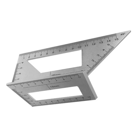 Multifunctional Square 45/90 Degree Gauge Angle Ruler Measuring Woodworking Tool