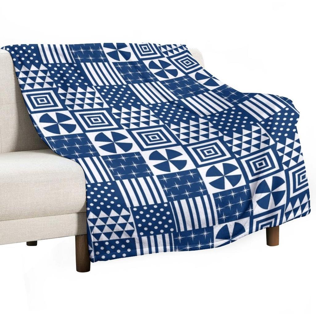 Ndop - Bamileke Inspired Print Throw Blanket Blankets For Sofas Luxury Brand Thermals For Travel Stuffeds Blankets