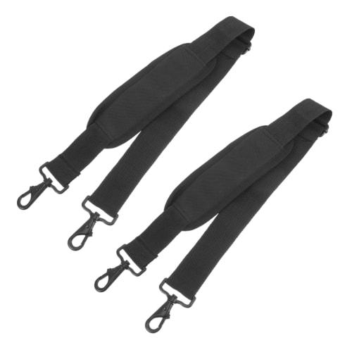 Toyvian 2-Piece Violin Case Strap Belt Bag, Violin Backpack Strap Shoulder Pads for Violin Case Backpack Strap, Black Metal Chain