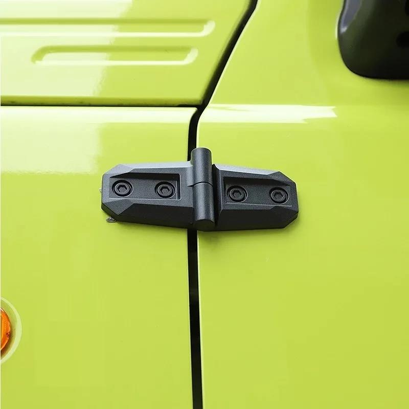 2 шт. Для Suzuki Jimny JB64 JB74 2018–2025 Черный АБС-пластик Декоративная защитная накладка на дверную петлю Аксессуары для внешней отделки