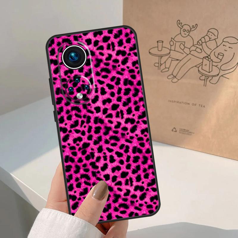 Леопардовый Узор Животное Красочный Для Honor Magic 8 5 6 7 Pro Чехол Для Honor 400 200 Lite 50 70 90 X8c X8b X9a X9b X9c X9d Win