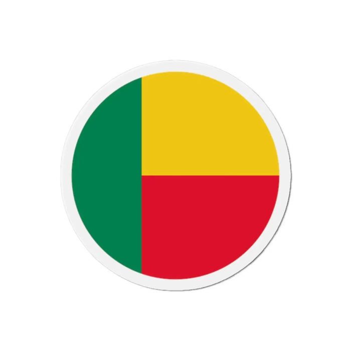 Aimant Rond - Bénin - 8 Cm - 50 Pièces - Multicolore - Mixte
