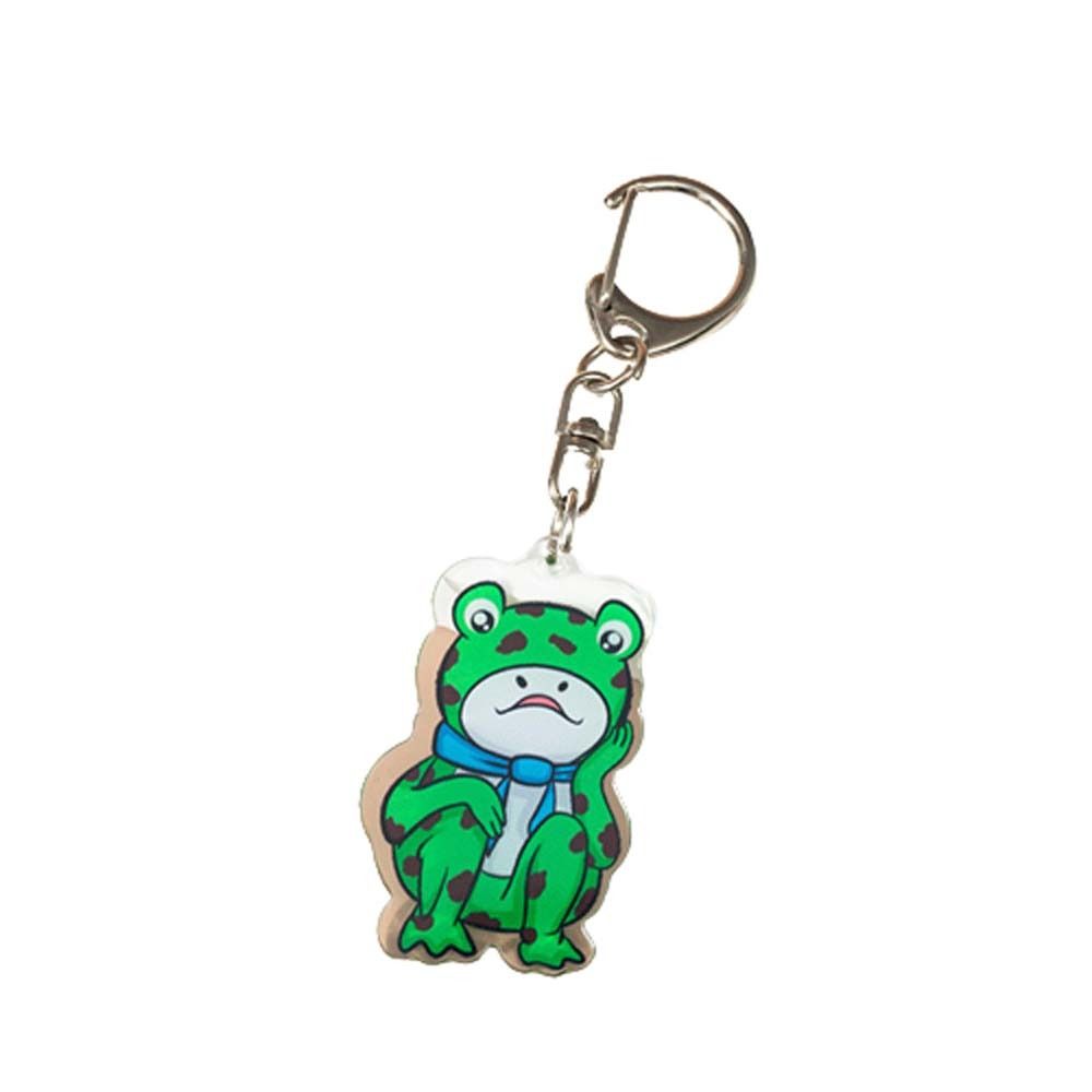 Keyring Animal Frog Pendent Frog Silent Frog Keychain Frog Acrylic Keychain Schoolbag Pendant