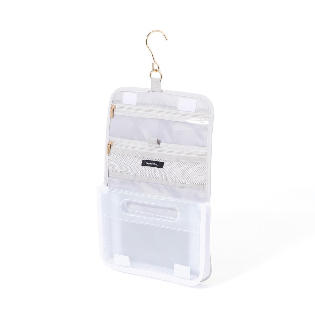 Francfranc Поп Стежок Стеганый Подвесной Светильник Дорожная Косметичка Подвесной Чехол, Средний, Фиолетовый, Водоотталкивающий, Чехол, Чехол,