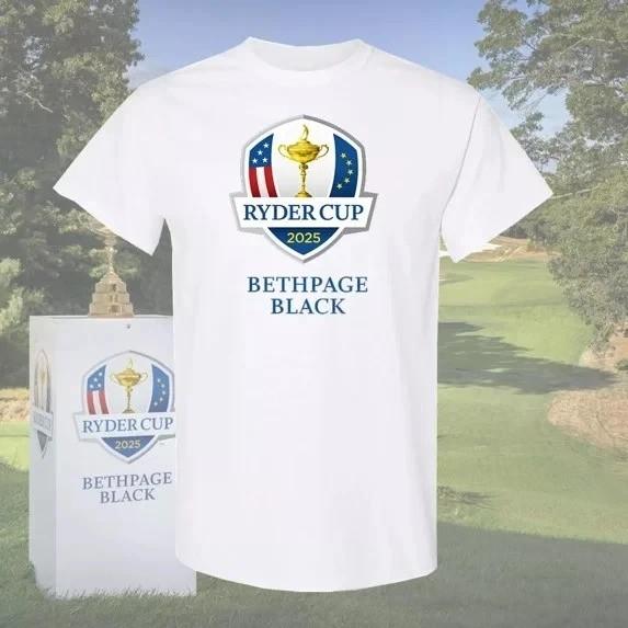 HOT NEW 2025 Ryder Cup Bethpage Black Logo Shirt All Size Unisex T-Shirt