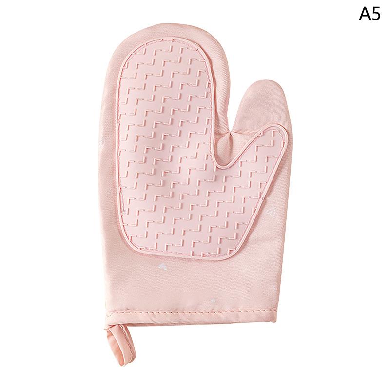 Хлопковые и силиконовые кухонные перчатки, перчатки для микроволновой печи, бытовые изоляционные перчатки, перчатка для защиты от ожогов, кухонный инструмент для выпечки