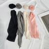 New Rose Chiffon Scarf Women Elegant Decorative Tie Ladies Solid Color Thin Silk Scarf Fashion Versatile Ribbon Scarf 140*14cm