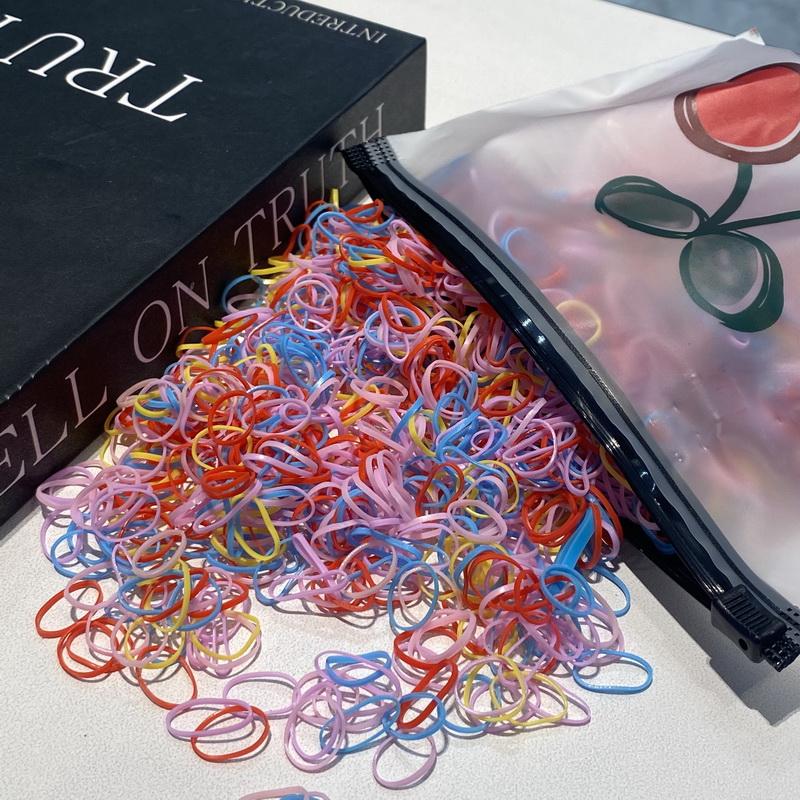 2000 шт./лот Маленькие одноразовые прозрачные резинки для волос для девочек, эластичные резинки для браслетов, детские мини-резинки для волос, повязка на голову