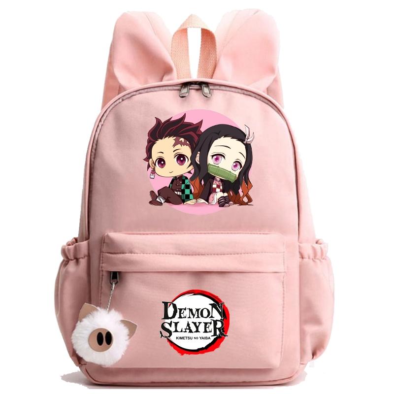 Рюкзак «Убийца демонов» в стиле аниме, рюкзак для девочек и мальчиков, школьный рюкзак для школы, сумка для книг для мужчин и женщин, дорожная сумка для отдыха Mochila