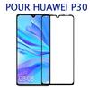 Защитная пленка - Huawei - P30 - Закаленное стекло - Черный - Полная защита