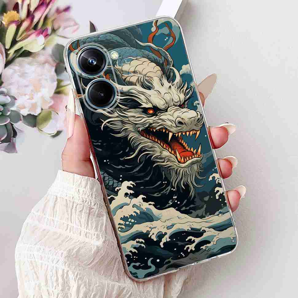 For Realme 10 Pro 5G 6.72" Case New Popular Flower Pattern Soft Silicone TPU Cover For Oppo Realme 10Pro 5G RMX3663 Bumper Shell