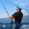 Зонт-шляпа PATIKIL Hands Free Fishing зонт-шляпа эластичная повязка на голову складная солнцезащитная кепка для кемпинга садоводства походов сельского хозяйства пляжа дождевая капля