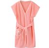 Большие банные полотенца для тела Коралловые бархатные банные полотенца женские носимые быстросохнущие пляжные спа халаты банная юбка
