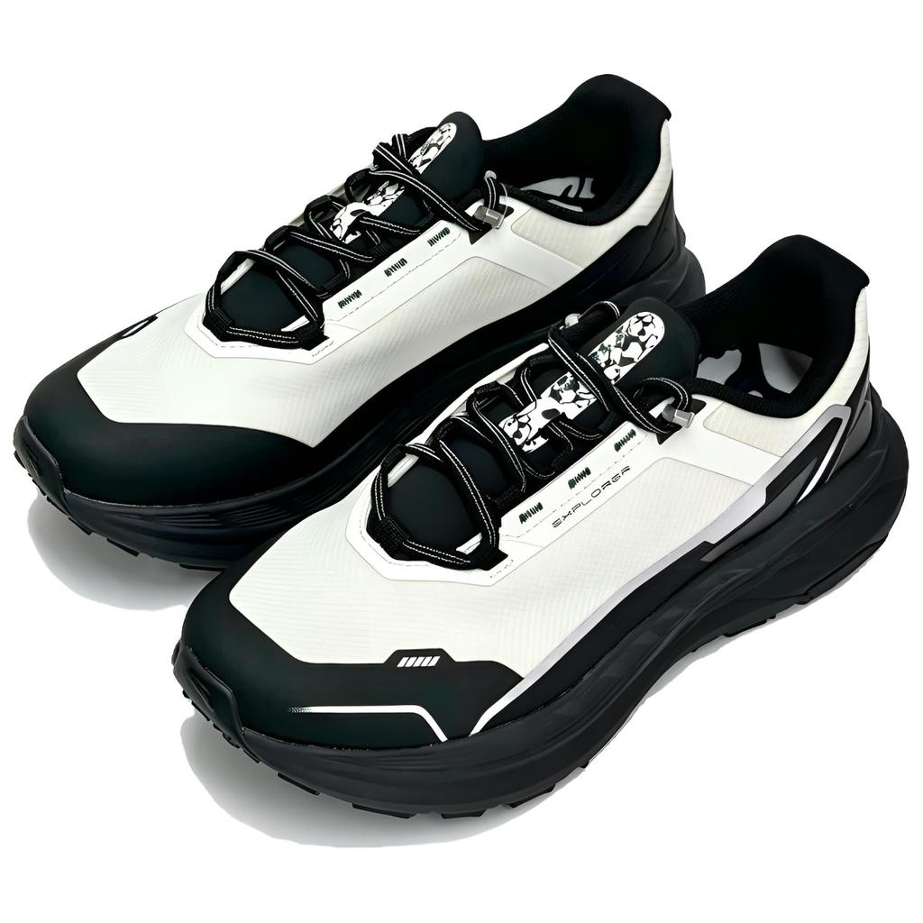 ANTA Running Shoes Men's Low Top Ivory White/Basic Black 112715590R-1