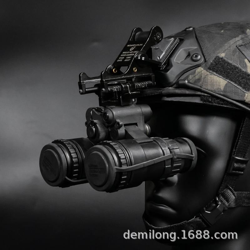 Металлический бинокулярный двойной трубчатый прибор ночного видения, нефункциональная металлическая модель PVS15 TB1250, аксессуары для тактического шлема