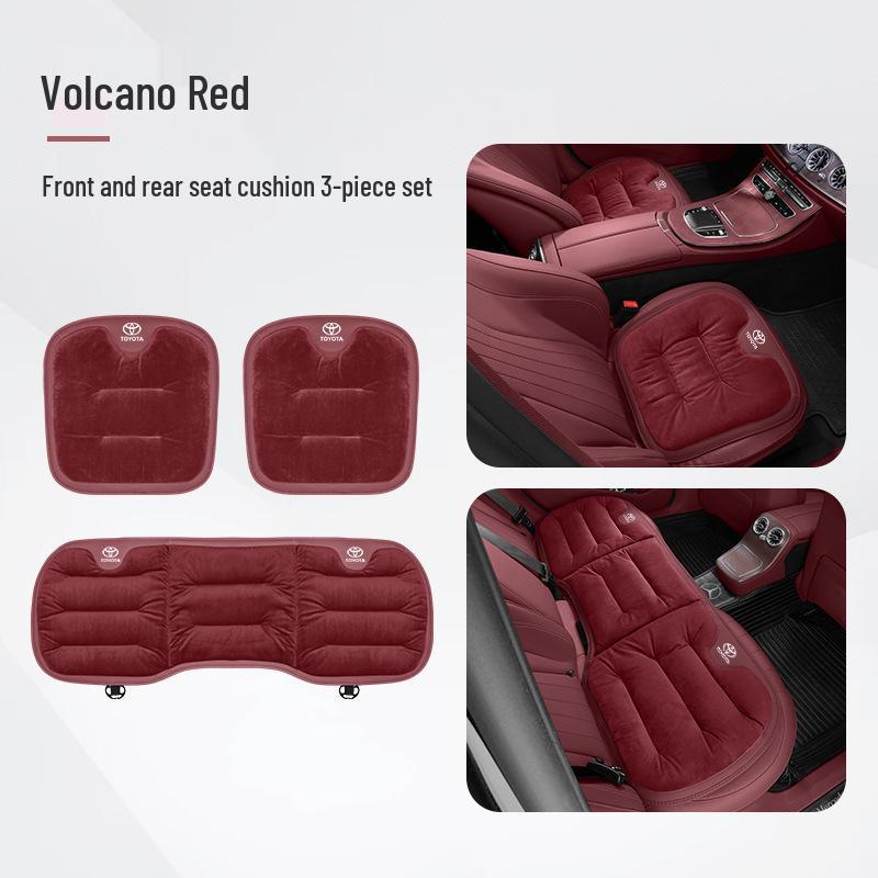 Зимние фланелевые подушки на сиденья для Toyota Crown, Land Cruiser и Vellfire - Теплые, морозостойкие