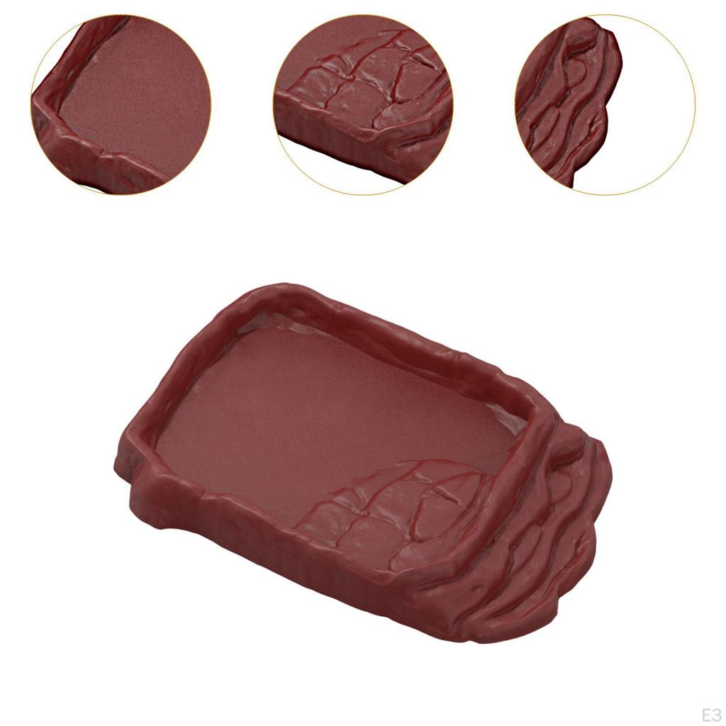 Миска для рептилий, поилка, место для купания черепах, кормушка для хамелеонов, ящериц, черепах, скорпионов, аквариум