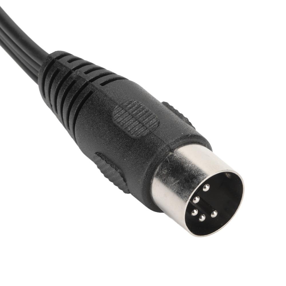 Plug and Play 5 Pin Male Din to 4RCA Female Cable 4.9ft Conversion Cord Audio Cable Connector DVD