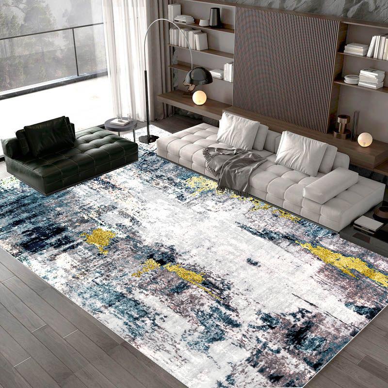 Nordic Livng Room Carpet Home Decoration Abstract Design Rug Bedroom Decor Area Rugs Washable Non-slip Dining Room Floor Mat