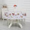 Деревенский стиль Утолщенный ПВХ Экологически чистый пластик Круглая скатерть Водонепроницаемая Маслостойкая Моющаяся скатерть