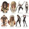 Anime Attack On Titan Acrylic Stand Figure Eren Jaeger Shingeki No Kyojin Levi·Ackerman Character Standing Model Plate