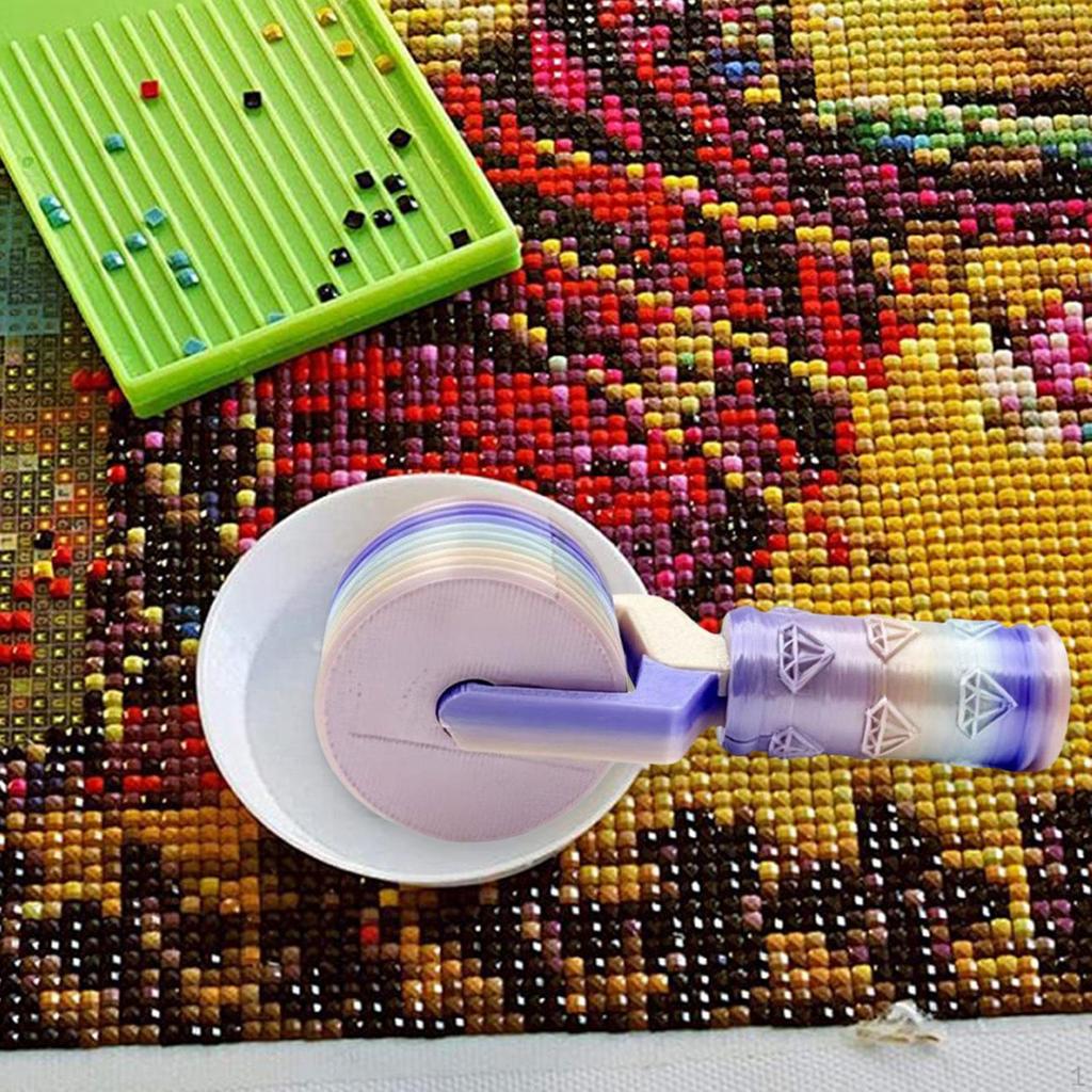 Алмазный малярный валик ,5D инструмент ,Удобный ,Быстрый и плавный, Удобный захват ,Клей для DIY-проектов