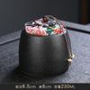 Классический чайник Матовый черно-белый Герметичный контейнер для хранения конфет, снеков, кофейных зерен Бытовой фарфоровый чайный склад Контейнер для пищевых продуктов