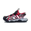 Li Ning Kids Trekking Comfortable Casual Sandals Kids Sandals Black Red YKKS006-1