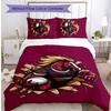 Brisbane Broncos Printed 3PCS Bedding Set Soft Breathable Duvet Cover Pillowcases Set Washable Bedroom Decor Home Gift