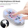 Car Led Touching Light Tiny Size Magnetic Roof Reading Light USB Rechargeable Gentle Illumination Lamp for Floor Trunk