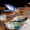 Oyster Plate Irregular Ceramic Dinner Plates Dessert Bowl Fruit Plate Salad Bowl Snack Tray Sauce Dish Decorative Plates Dishes