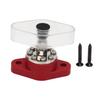 Power Distribution Stud Junction Post Red 3/8in 300A with Transparent Cover For Motor ATV Ship Elect