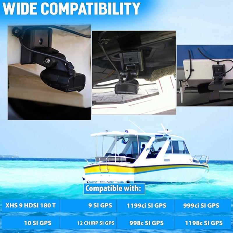 Подходит для XNT 920T 9HW T 9Di T 14Di T 9HW Монтажная пластина кронштейна датчика 7400931 Комплект крепежных деталей для крепления на транец