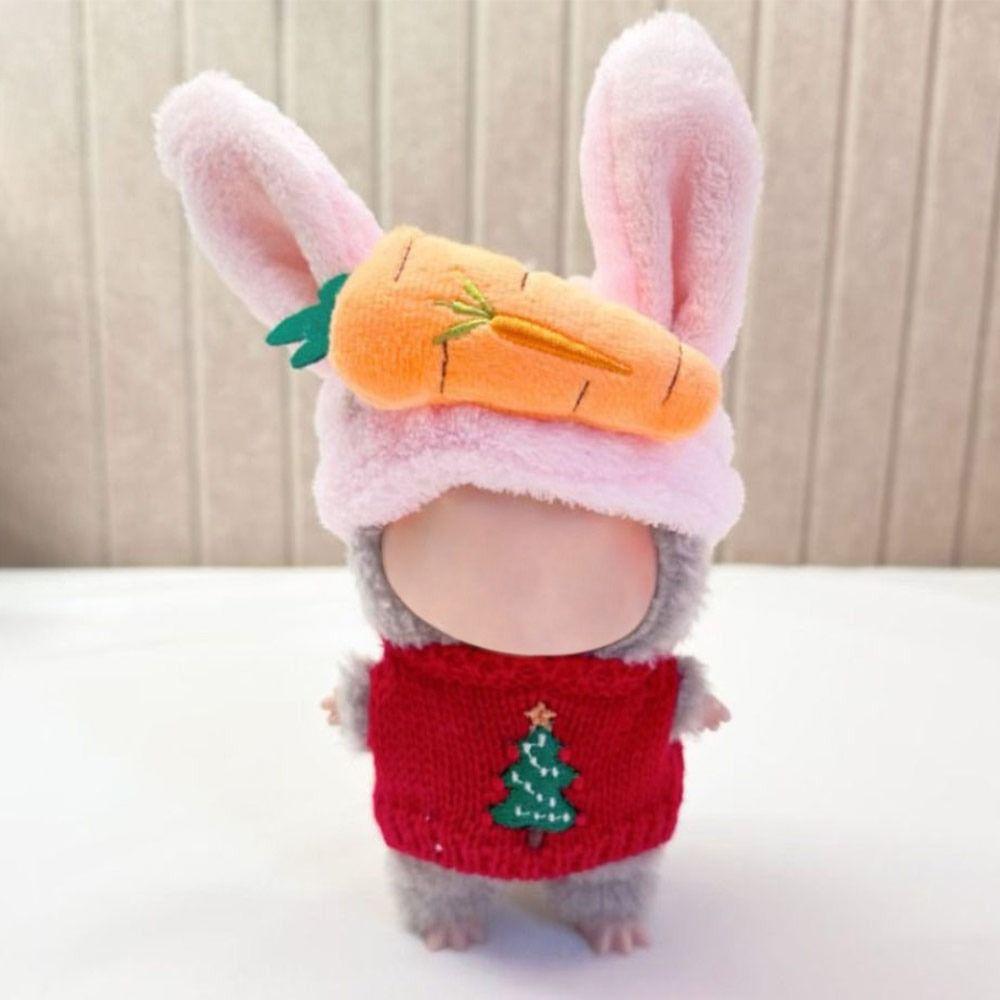 Cos Подарок Кукольная одежда Labubu Time To Chill Наполненный свитер Labubu Мини-худи Для куклы Labubu 17 см