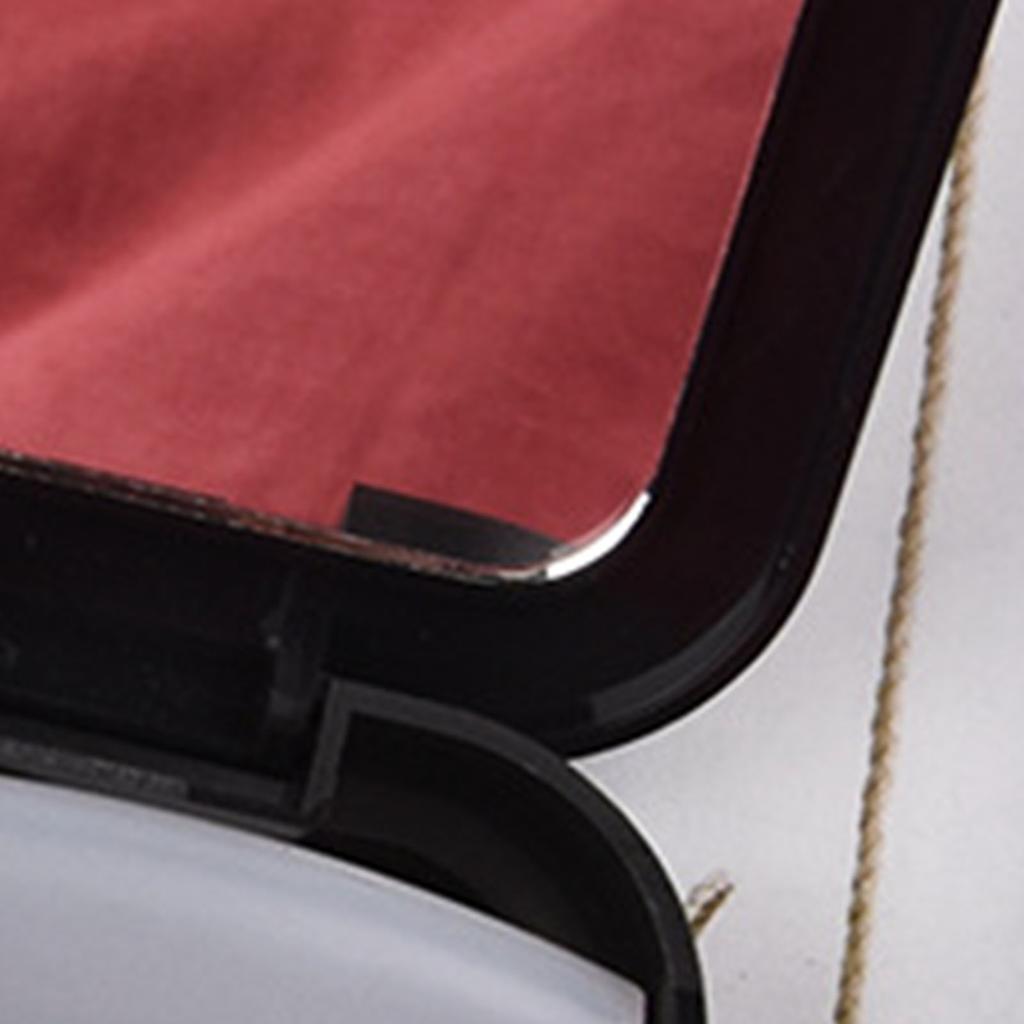 Contact Lens Box Plastic Leakage Proof Dustproof Portable Square Contact Lens Case Black