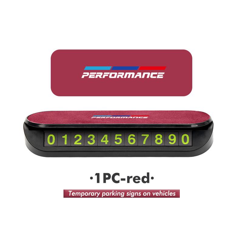 Car Temporary Parking Card Phone Number Card Plate Telephone For BMW X1 X3 X4 X5 X7 G20 G38 F20 F39 F48 E46 E60 E36 E39