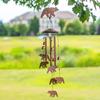 Bear Wind Chimes for Outside,Bear Gifts for Women/Men/Sympathy Gift/Memorial/Festival Birthday Metal windchimes Outdoors/Indoors,Patio
