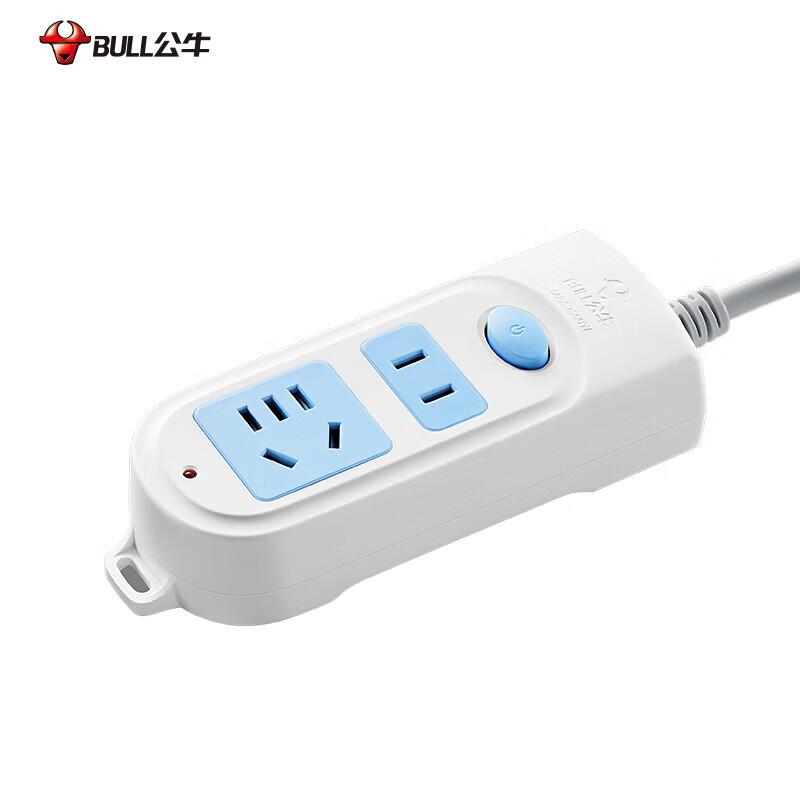 BULL GN-612 2-Outlet Power Strip with Overload Protection