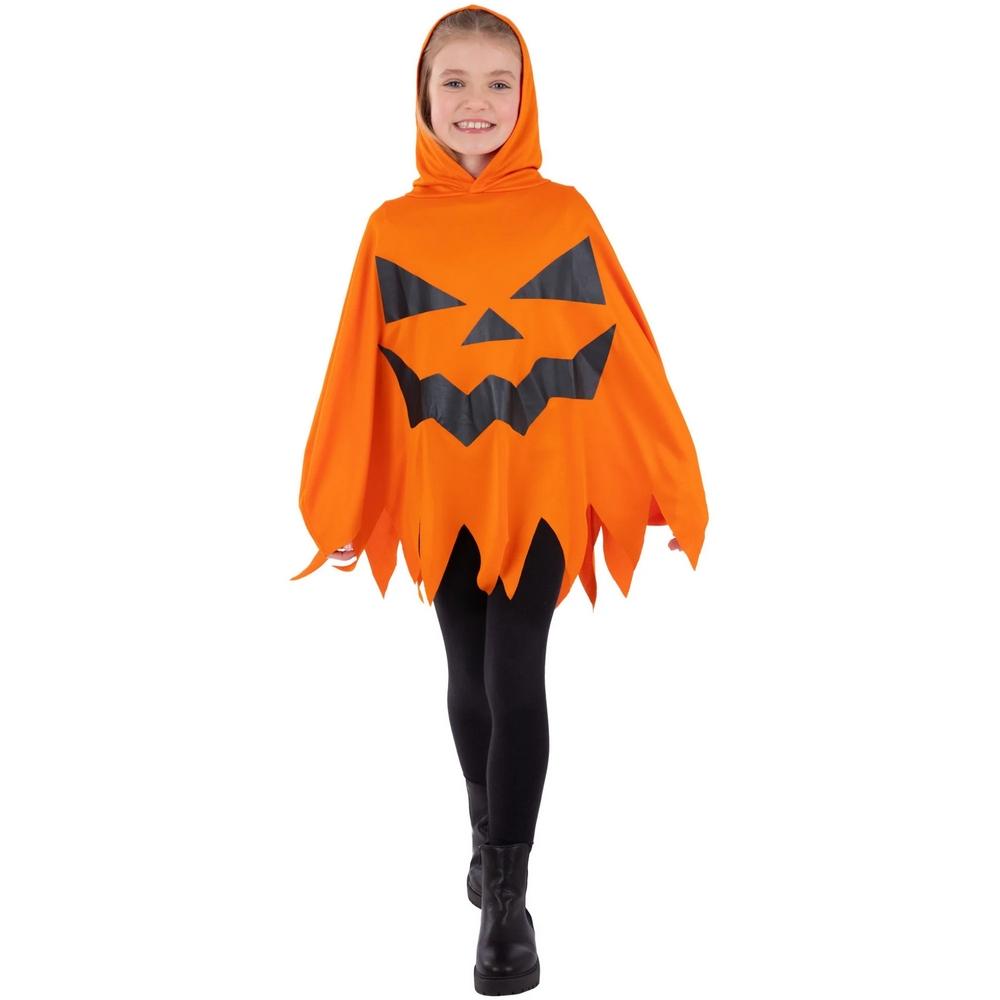 Smiffys Childrens/Kids Pumpkin Poncho