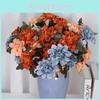 Растения Георгина Имитация Свадьба Отель Ресторан Настольные Декорации Реквизит