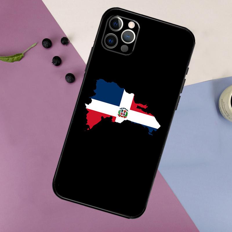 Dominican Republic Flag Phone Case For iPhone 17 16 15 14 11 12 13 Pro Max Plus 12 13 mini 16e 17 Air Bumper Cover