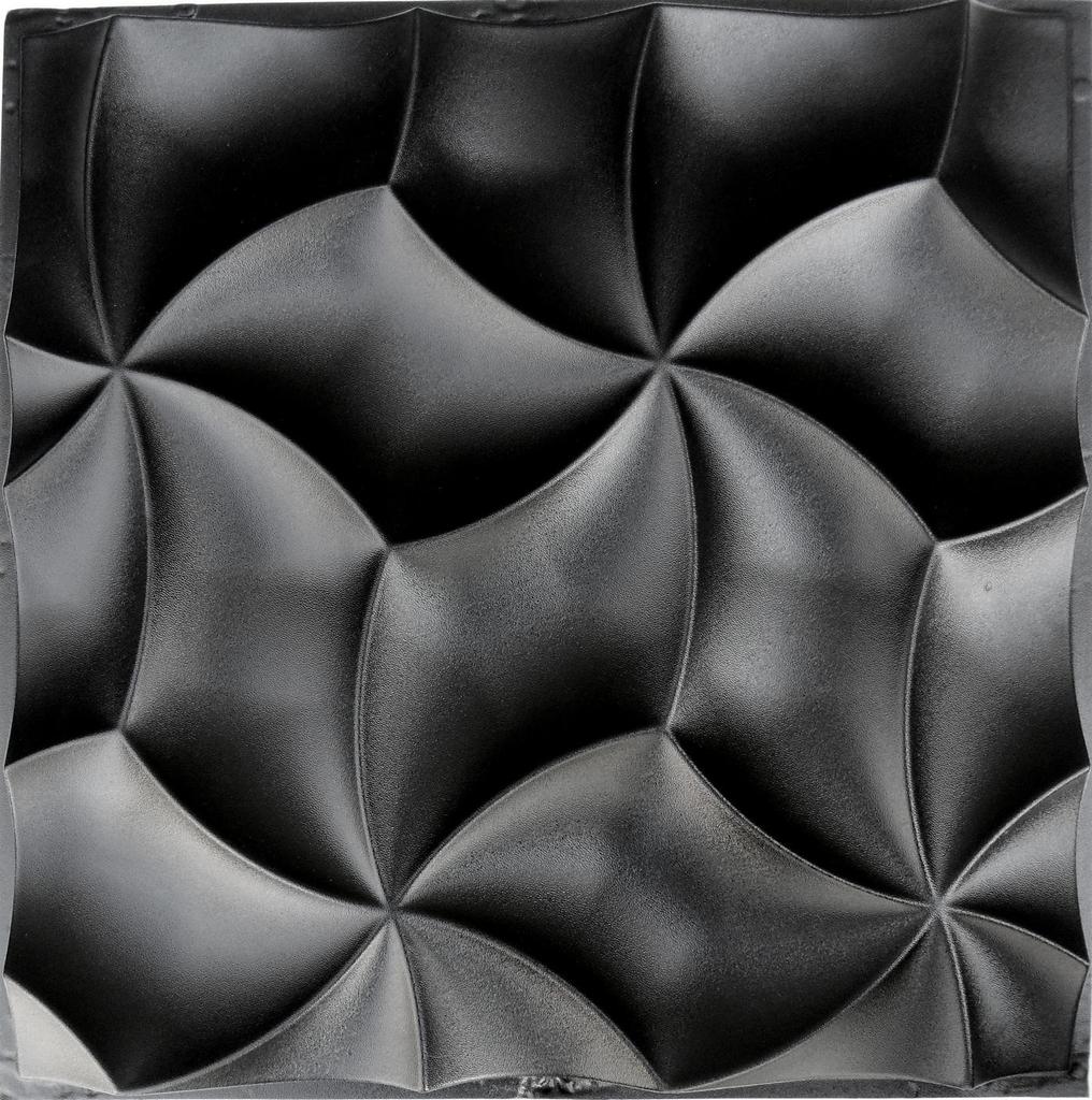 3D Wall Panel Mold for Gypsum, Plaster or Concrete Tile for Decorative Wall Panels 'Petals'