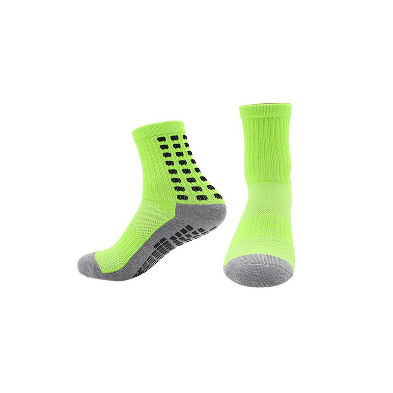 Утолщенные Нескользящие Футбольные Носки до Середины Икры - Влагоотводящие, Износостойкие, Махровое Дно