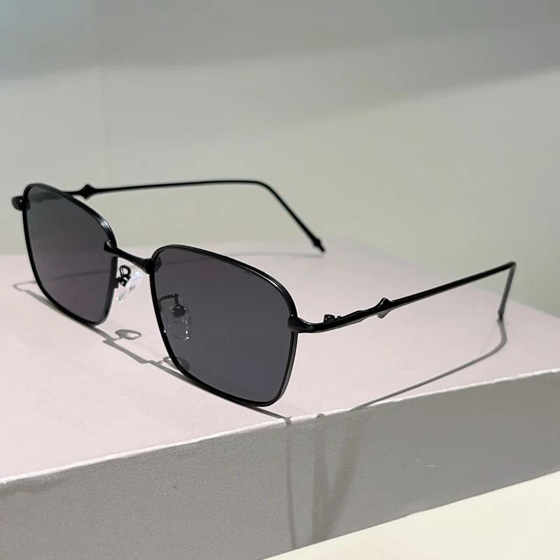 Винтажные квадратные солнцезащитные очки Мужские Ретро градиентные оттенки Женские Новые Модные Дизайнерские Роскошные брендовые Уличный декор Солнцезащитные очки